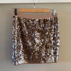 BCBG Maxazria Sequined Mini Skirt